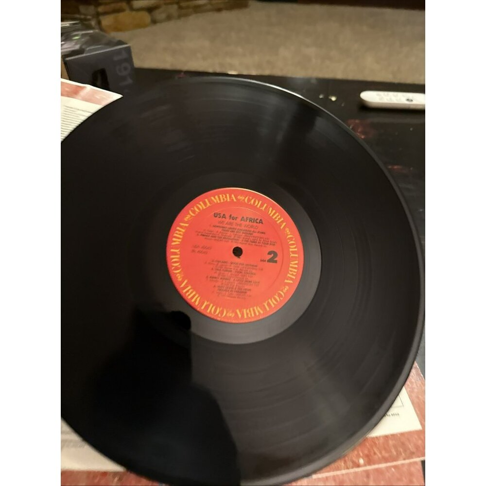 We Are The World Vinyl Michael Jackson Prince Billy Joel Various 1985 Record LP - Picture 6 of 8